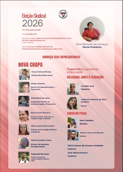Conheça seus representantes.